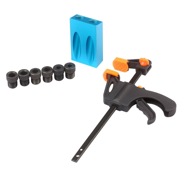 Kit de plantilla de orificio de bolsillo de 8 piezas 8 mm 10 mm 15 grados