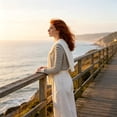 thumbnail image 4 of Women's Knitted Sweater Shawl Wraps, Casual Lightweight Shawl for Office Air-Conditioned Rooms Daily Wear, 4 of 7