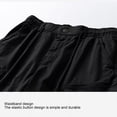 thumbnail image 6 of Eryao Men's Utility Work Cargo Shorts Elastic Waist Short Pants with Pockets Breathable Outdoor Shorts,Black,34, 6 of 9