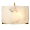 thumbnail image 5 of Jamie Young Co Elancourt Resin/Steel Pendant in White Faux/Antique Brass, 5 of 8