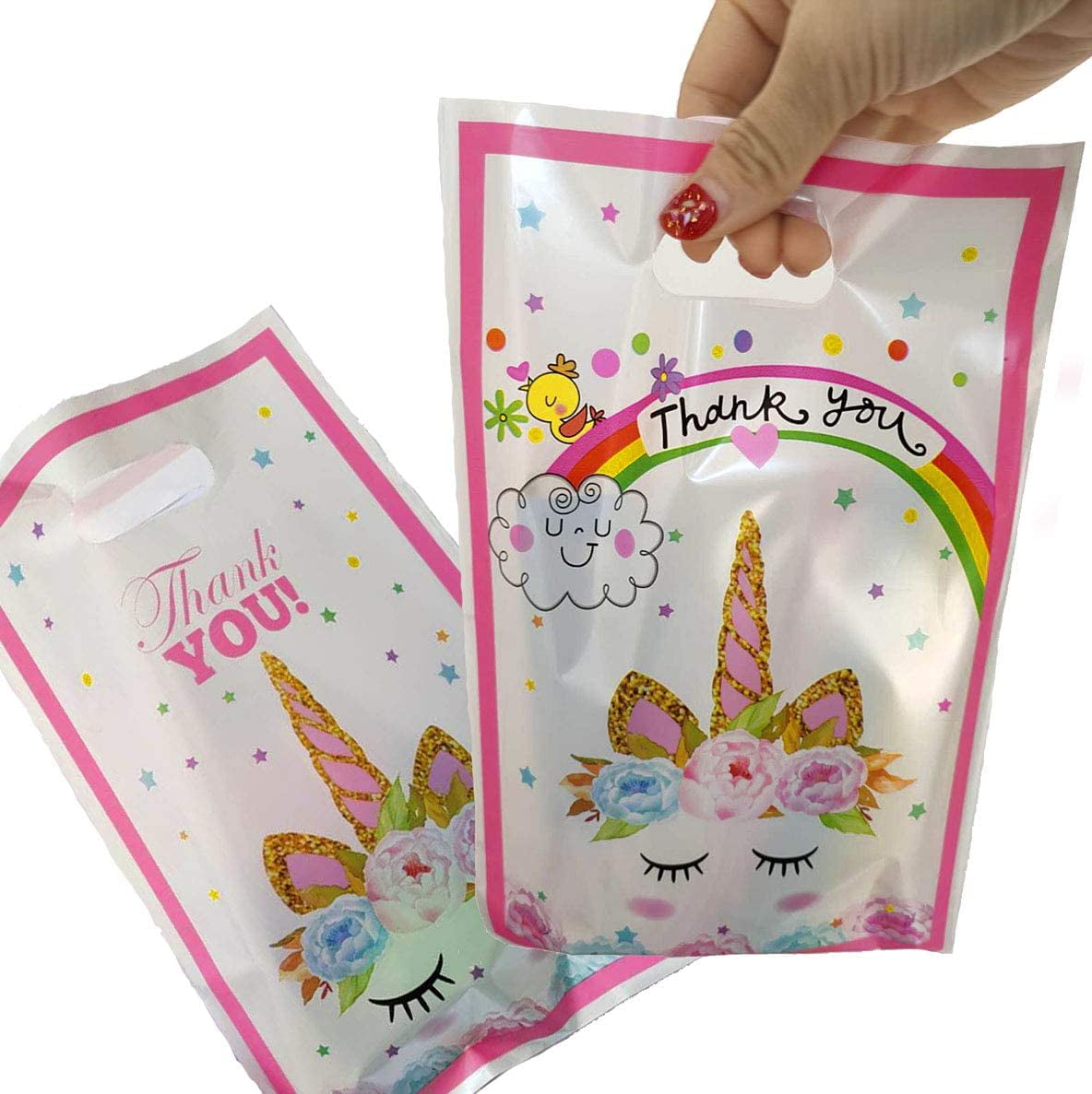 Unicorn Party Supplies for Girls - Unicorn Birthday Decorations with Plates Disposable Tableware for Unicorn Theme Party