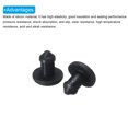 thumbnail image 4 of Uxcell Silicone Snap in Locking Hole Plugs for Kitchen  Bulkheads Waterproof Sealing Plugs 2.5mm/0.1 Inch Black,20PCS, 4 of 6