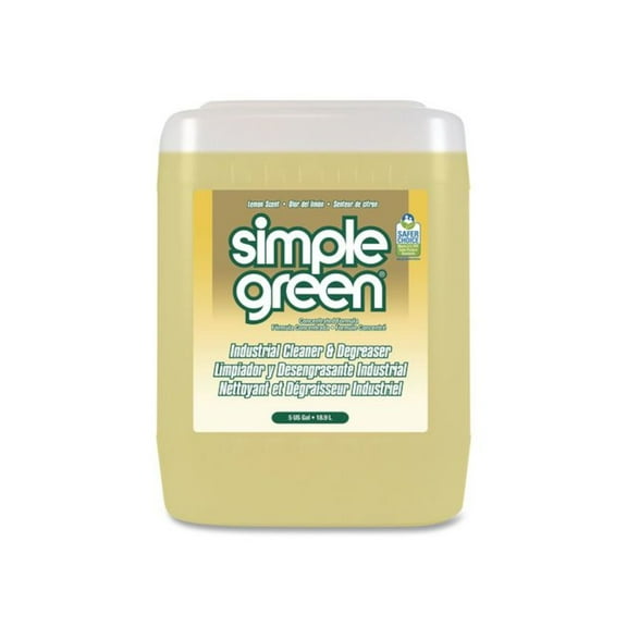 simple green Industrial Cleaner and Degreaser, Lemon Scent, 5 gal Pail