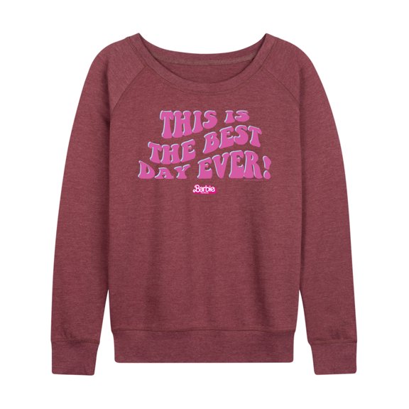 Barbie the Movie - Best Day Ever - Women's Lightweight French Terry Long Sleeve Shirt