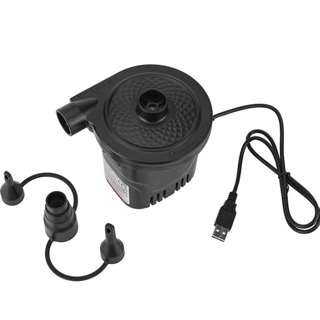Bomba De Aire Eléctrico Para Coche Con Boquilla De Aire, Bomba De Aire Usb, Colchón De Aire Para Kayak Al Aire Libre Para La Familia, Accesorios De Natación Al Aire Libre Eigraketly OD013327-00