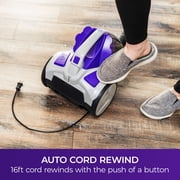 Kenmore 200 Series Canister Vacuum, Bagless, 16ft Cord, Multi-Cyclonic, HEPA Filter, Cord Rewind, for Carpet, Hard Floors & Upholstery, DC2021, Purple