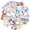 2A-35pcs, variant on 35pcs Cartoon Nurse Stickers Equipment Stickers Doctor Decals for Suitcases Laptops Notebooks