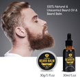 thumbnail image 4 of LIVINGO Tijeras para barba y bigote de 4,5 pulgadas para hombres, punta redondeada profesional, acero inoxidable afilado, pequeña belleza, kit de tijeras para recortar el vello de la nariz facial con, 4 of 5