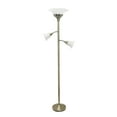thumbnail image 1 of Elegant Designs 3 Light Floor Lamp with Scalloped Glass Shades, 1 of 8
