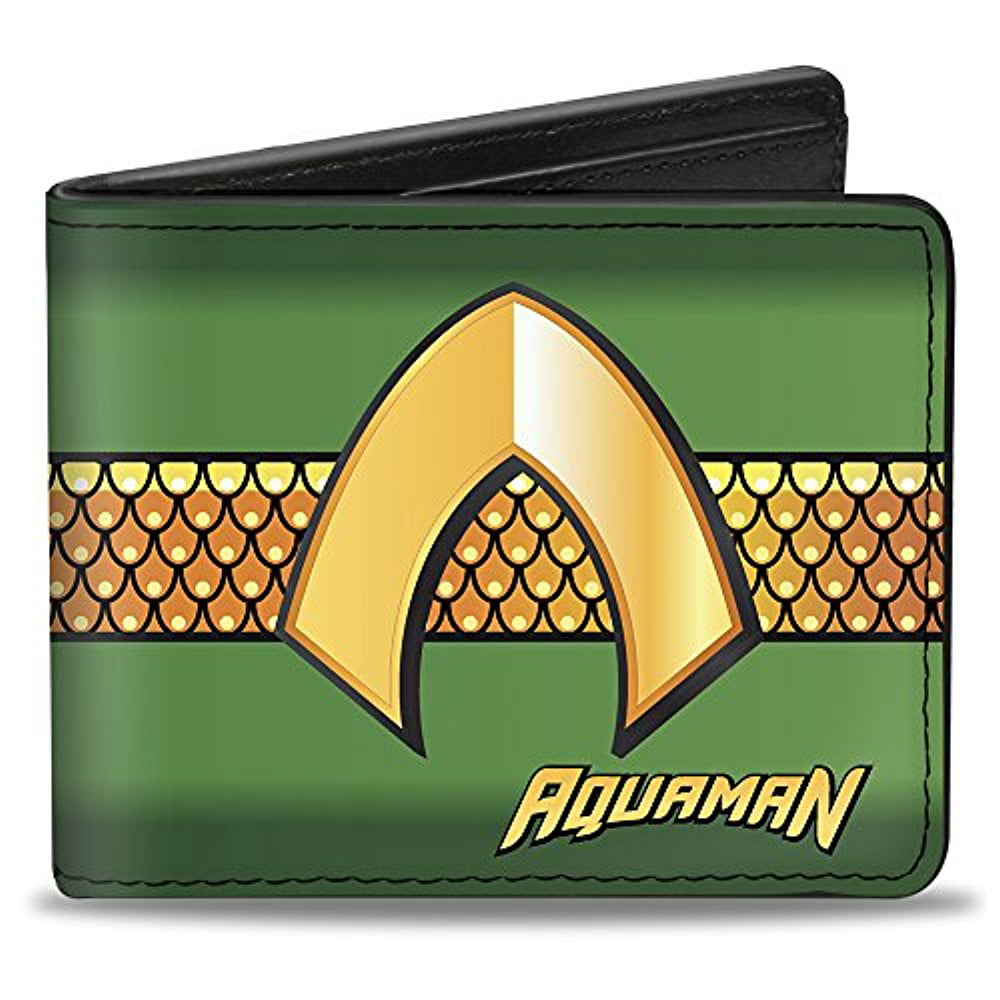 Buckle-Down Men's Bifold Wallet Aquaman 