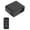 Black UK Plug, variant on GONCON Portable Mini Projector Home Theater Mobile Phone Screen Projection 100-240V LED Video Projector with Built-In Battery, Built-in Speaker, 4.3 inches / 11 cm - White EU Plug
