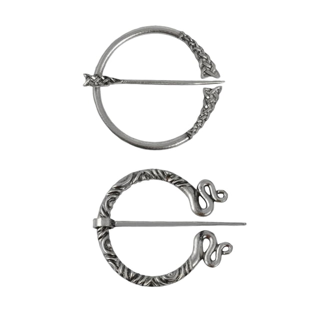 Broche Chal Sunnimix 2x para proteger bufanda Pin Joyería Medieval antigua