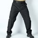 thumbnail image 1 of Pantalones de trabajo para hombre, de color liso, con cordón, cintura elástica y múltiples bolsillos, 1 of 4
