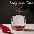 thumbnail image 3 of Upgraded Large Ice Cube Tray (Built-in Funnel), 2.5 Inch Rose Ice Cube Molds, Si, 3 of 5
