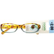 Zoom Eco Friendly Reading Glasses Tort Blue Two Tone 2.00