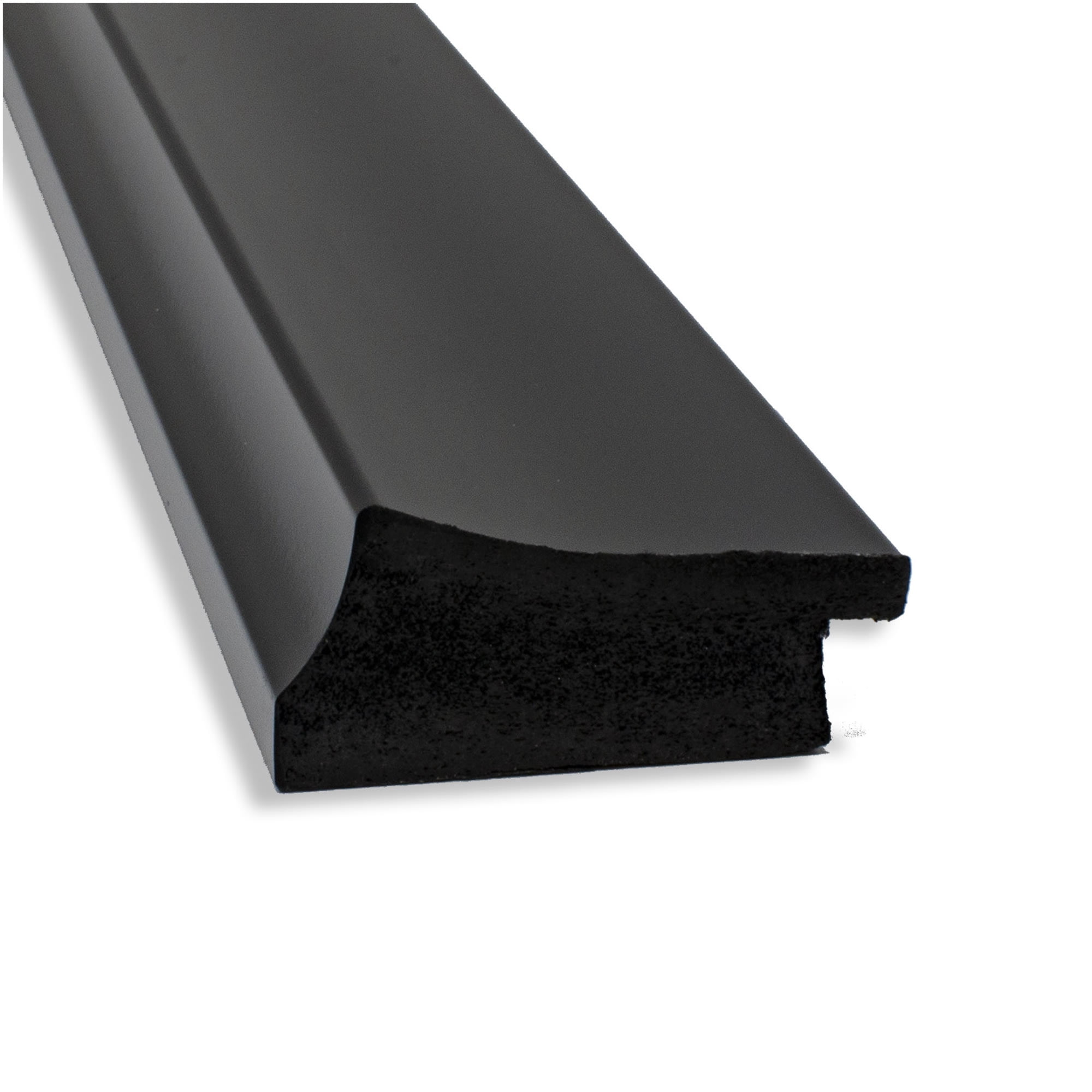Amanti Art Natural Cork Board Framed Grand Black Narrow Bulletin Board 28 in. x 20 in.