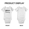 thumbnail image 3 of Hello Mommy Funny Baby Jumpsuit Boy Girl Unisex, 3 of 5