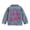 Hot Pink-1, variant on Kids Girls Denim Jacket Long Sleeve Button Down Collared Jean Jackets With Chest Pockets Washed Casual Soft Coat Girls’ Back-to-School Denim Jacket