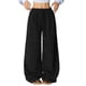 thumbnail image 1 of Women's Corduroy High-Waisted Wide-Leg Trousers - Comfortable and Loose Fit Navy Blue XXL, 1 of 4