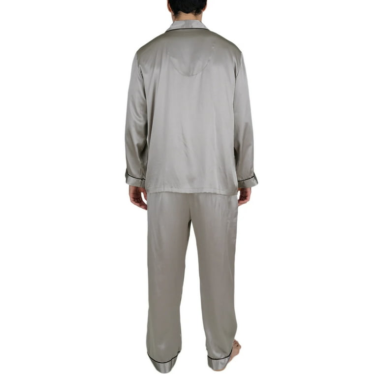 Walmart mens silk pajamas shop