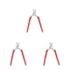 thumbnail image 2 of Soidarity Manicura Nail Cuticle Nipper Tijeras Dead Skin Remover Clippers Tool Mango de silicona Antideslizante Cuidado profesional Rojo Type1 NO1, 2 of 6