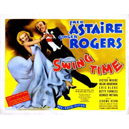 Swing Time From Left Ginger Rogers Fred Astaire 1936 Movie ...