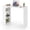 White D, variant on 42" White Home Office Computer Desk with Cabinet & Storage Shelf, Modern Executive Desk for Small Spaces