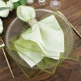 Efavormart 10 Pack | Olive Green Sheer Organza Decorative Dinner Table ...