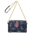 thumbnail image 2 of FORMRS Women Crossbody Purse with Chain Strap Vegan Leather Shoulder Handbag, Red and Blue Fireworks Pattern, 2 of 7