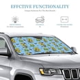 thumbnail image 2 of Bingfone Sunflowers And Bees Car Windshield Sunshade,Sun Foldable Sun Shield Sun Visor for Car - Small, 2 of 8