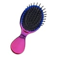 thumbnail image 3 of Cepillo desenredante para el cabello, secado rápido, masajeador de cabello rizado, peluquería rojo azulado, 3 of 8
