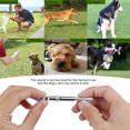 thumbnail image 4 of Portable Pet Dog Whistle Stop Barking Sound Repeller Dog Training Whistle Portable Pet Dog Whistle Keychain Two Tone  Flute Stop Barking Sound Repeller Dog Training Whistle, 4 of 8