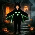 thumbnail image 6 of THHEIC Bat Jumpsuit with Detachable Hood for Boys Girls, Detachable Bat Hood and Bat Wing Detailing, Festive Dress Up Party Outfit, 6 of 6