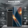 thumbnail image 2 of Pixel 8 Tempered Glass Screen Protector + Camera Lens Protector [ 3 + 3 Pack ][Fingerprint Unlock] [Anti-Scratch] [Case Friendly] Clear HD Protective Film for Google Pixel 8 5G, 2 of 6