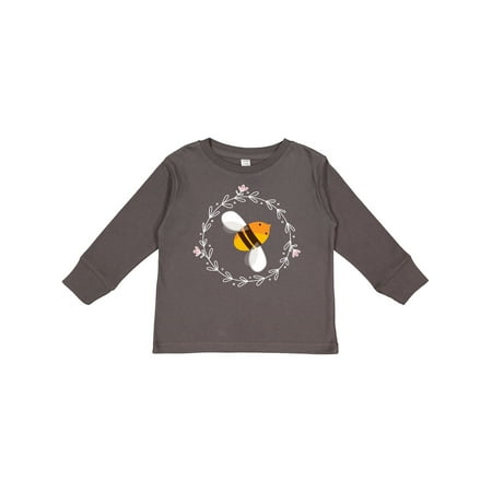 

Inktastic Bee Cute Kids Honeybee Gift Toddler Toddler Girl Long Sleeve T-Shirt