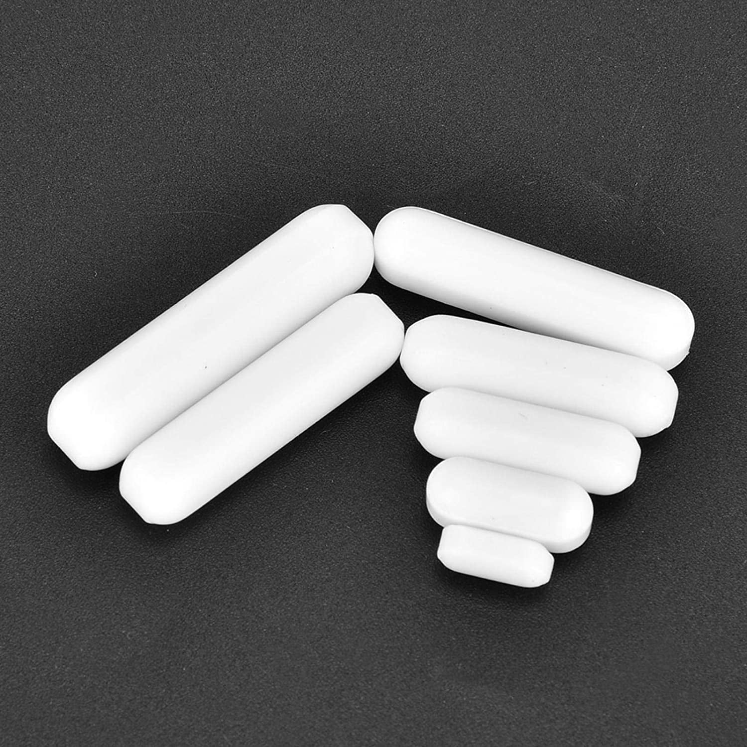Type C Stir Bar Strong Magnetic and Non-Toxic 7pcs Magnetic Stirrer Mixer Type C Stir Bars Laboratory PTFE Stirring Rod