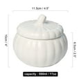 thumbnail image 3 of Qeeadeea Bouillon Cups, French Onion Soup Bowls With Handles, French Onion Soup Crocks Oven Safe, Microwave Soup Bowl With Lid, Soup Mug-White-11.5x11.5x6.5cm, 500ml, 3 of 7