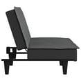 thumbnail image 3 of vidaXL Sofa Bed Dark Grey Fabric, 3 of 5