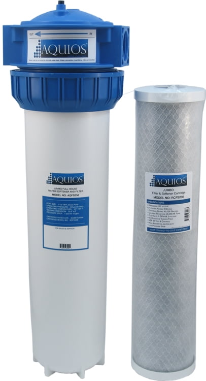 Aquios Jumbo Salt-Free Water Softener and Filter System