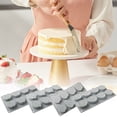 thumbnail image 5 of 8-Cavity Silicone Baking Mold - Non-Stick Cake Pan for Muffins Cupcakes Soap - Flexible Baking Tray - Apple, 5 of 7