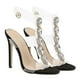 thumbnail image 3 of High Heeled Sandals For Women Featuring Strap Buckle And Transparent Suitable For Dancing Club 1Pair, 3 of 3