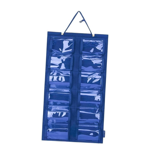 Ratra de pantalla de cinturón de karate, organizador de almacenamiento de cinturones, soporte para el cinturón de taekwondo colgante de pared para MMA Azul