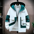 thumbnail image 7 of 2023 Autumn/Winter New Fashion Trend Hooded Jacket Men‘s Casual Loose Comfort Plus Fleece Thickened Warm High Quality Coat M-4XL, 7 of 7