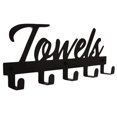 thumbnail image 4 of Towel Hook Rack Decorative Wall Mounted Coat Rack Entryway Hook Towel Holder, 4 of 8