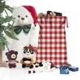 thumbnail image 5 of Christmas Sack – 28" X 20" Canvas Gift Bag with Drawstring, Full Print Polyester Santa Sack, Durable Reusable Xmas Gift Bag for Holiday, Party & Storage, 5 of 5