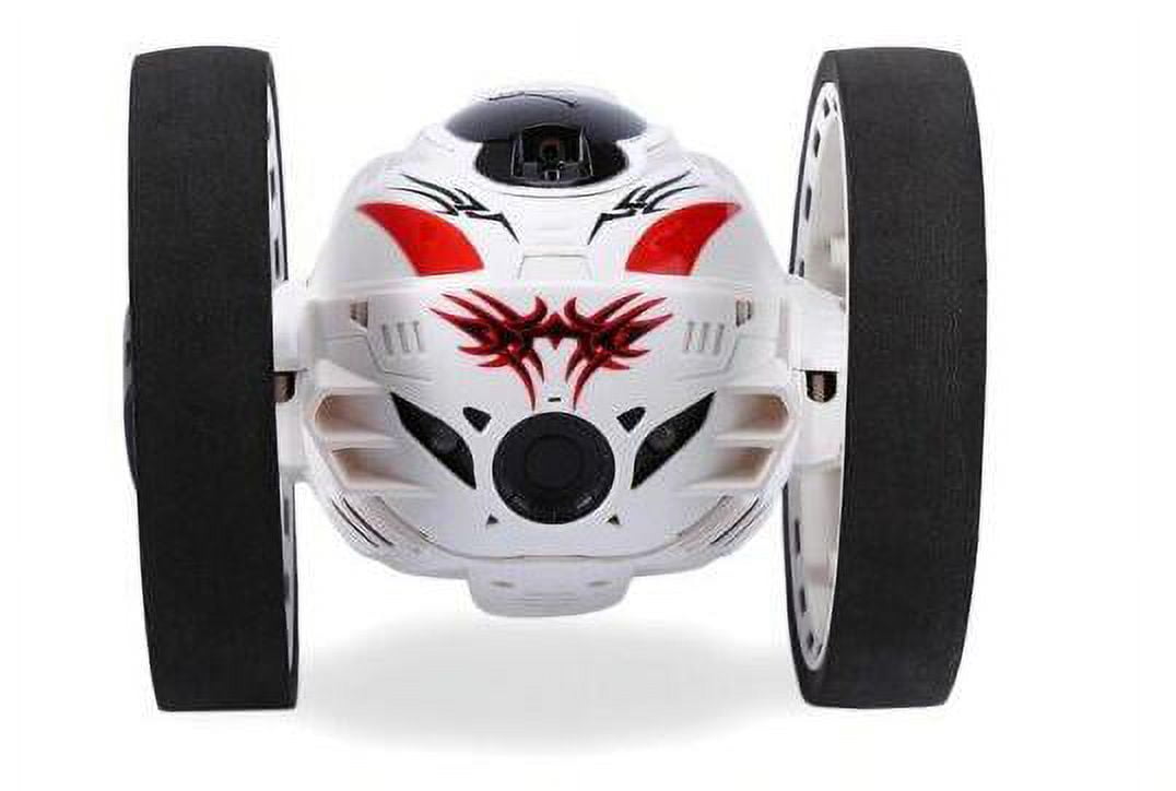 Wonder Wheels RC Remote Control Jumping Bounce Car - White