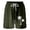 Army Green, variant on XEGLSBU Boy Swim Trunks and Rash Guard Child Boys Girls Casual Style Floral Print Shorts Summer Hawaii Holiday Beach Floral Pants Red Size 16-18 Years