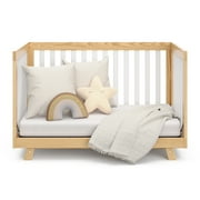 Storkcraft Beckett 3-in-1 Convertible Baby Crib, Natural