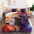 thumbnail image 5 of 3 Pieces Duvet Cover Set Irish Wolfhound Dog 3D Print Bedding 1 Duvet Cover 2 Pillowcases Natural Animals Comforter Sets Soft Breathable for Boys Girls Children 6uUUkR, 5 of 6