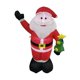 thumbnail image 3 of Papá Noel inflable navideño con accesorios para de Navidad, divertido, de 120 cm, con luz LED, para decoración de jardín, patio y césped., 3 of 9